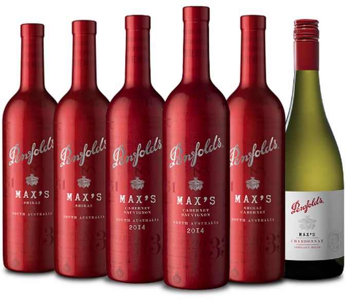 Kết quả hình ảnh cho vang úc penfolds max'